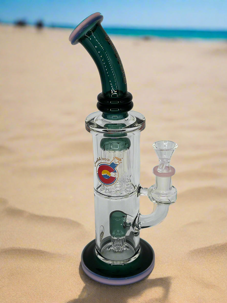 Glasslab 303 Double Tree Perc Rig