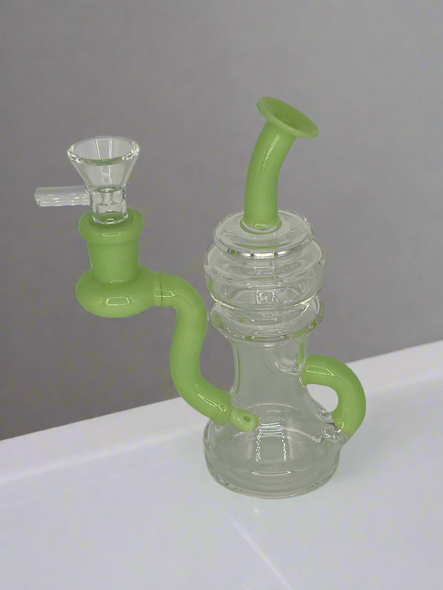 6" Recycler Water Bong / Dab Rig
