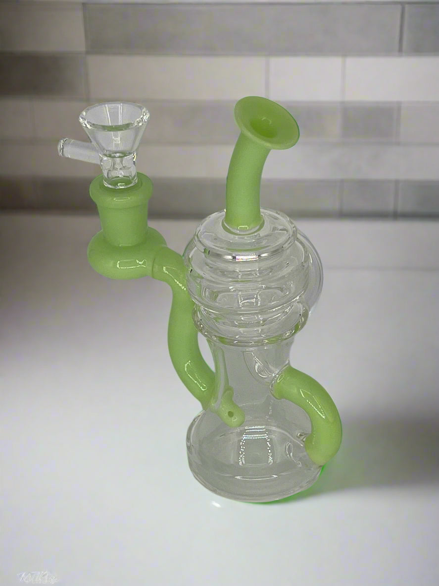 6" Recycler Water Bong / Dab Rig