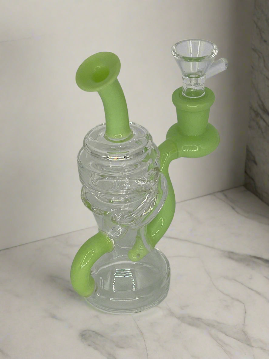 6" Recycler Water Bong / Dab Rig