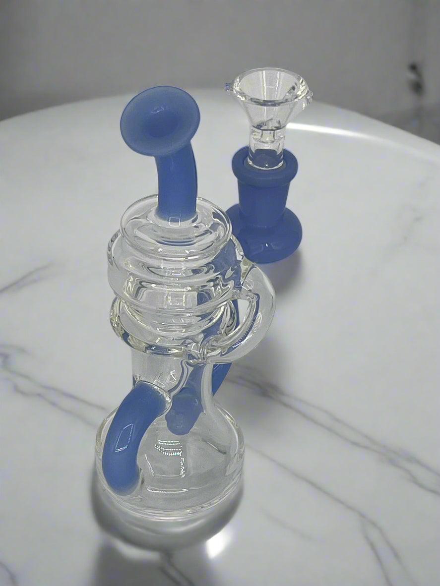 6" Recycler Water Bong / Dab Rig