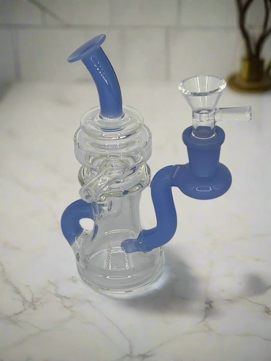 6" Recycler Water Bong / Dab Rig