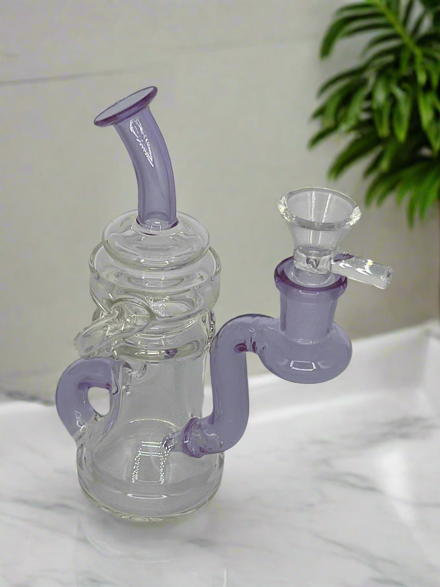 6" Recycler Water Bong / Dab Rig