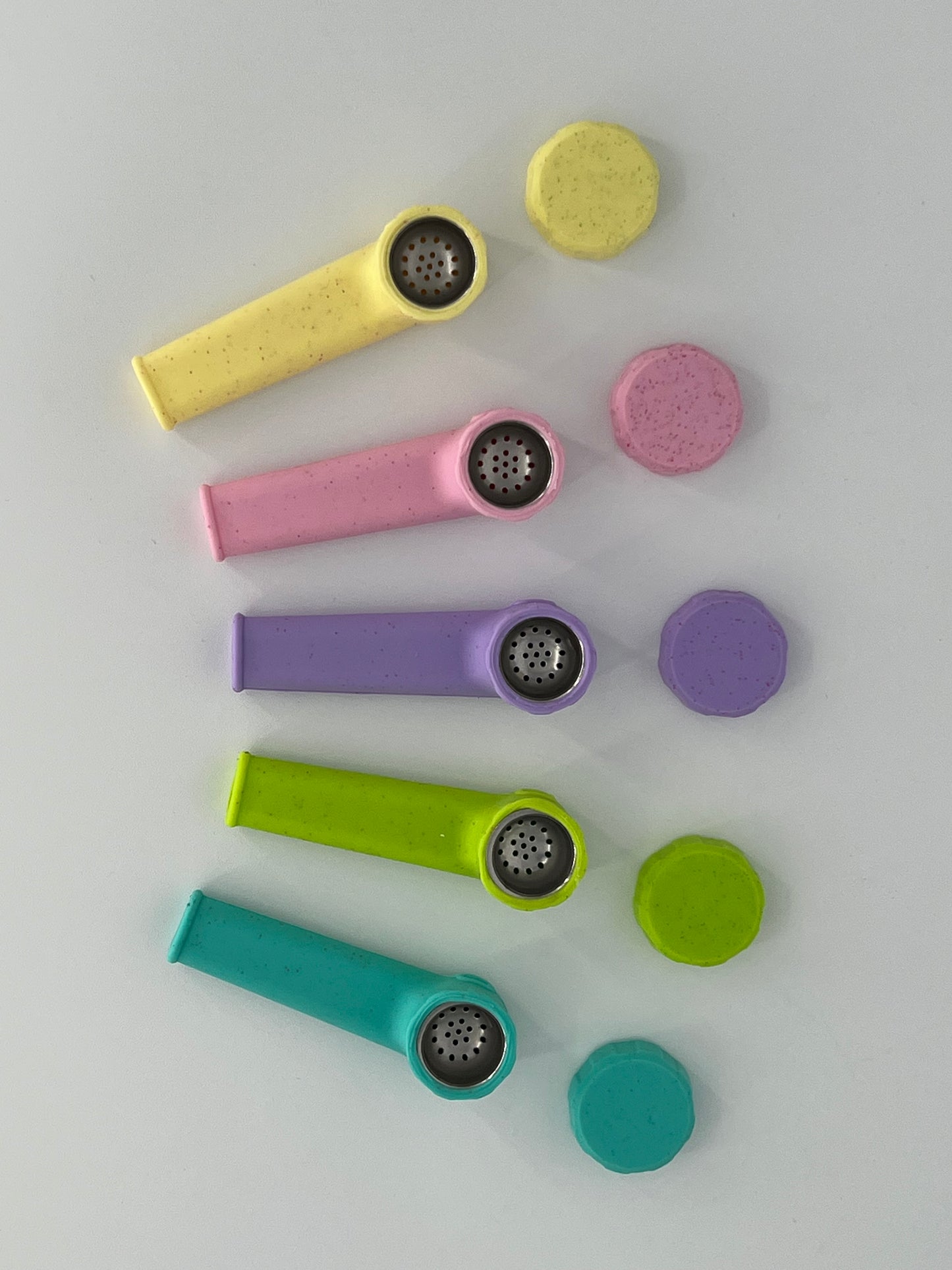 Silicone Hand Pipe with Lid