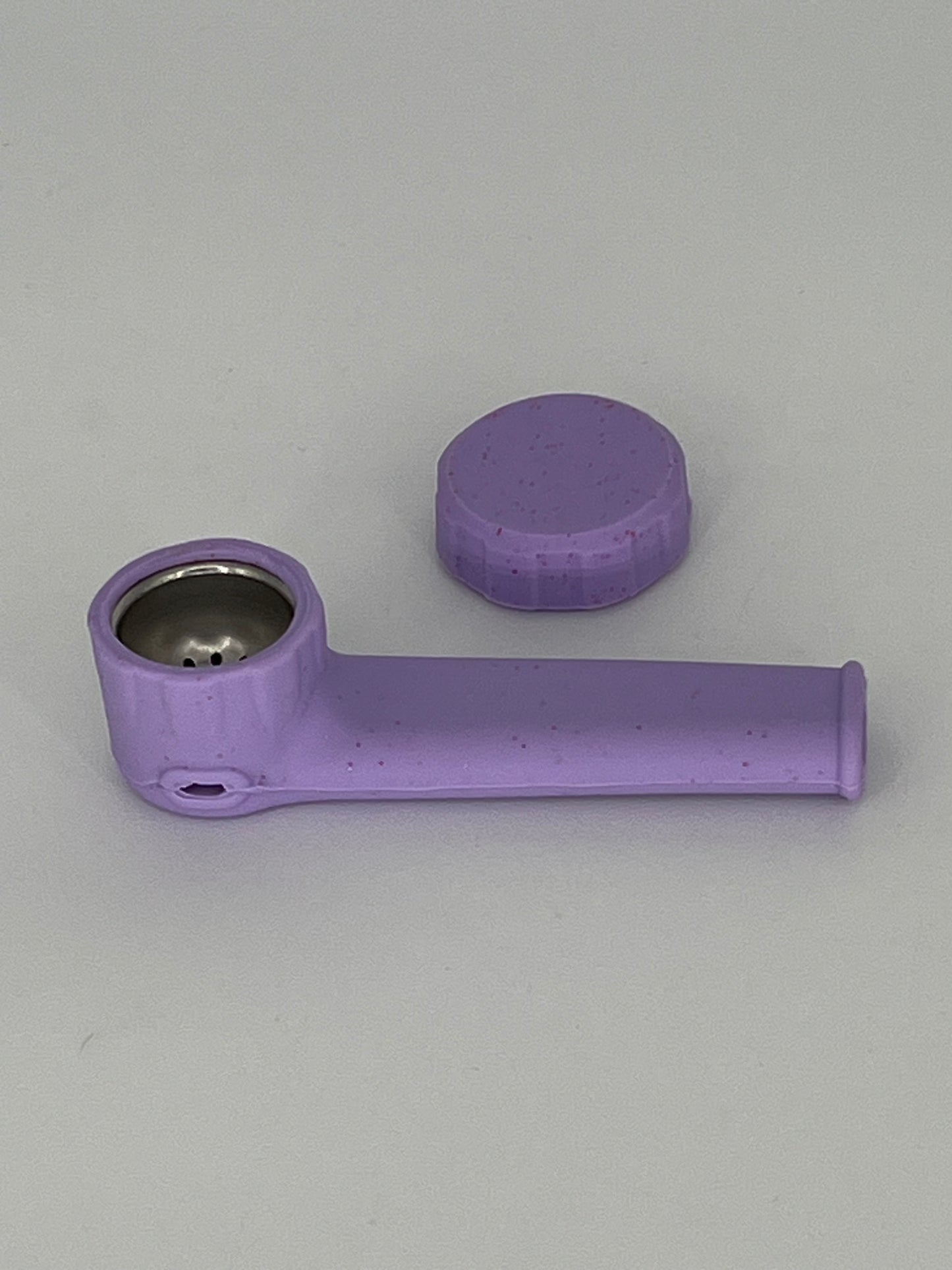 Silicone Hand Pipe with Lid