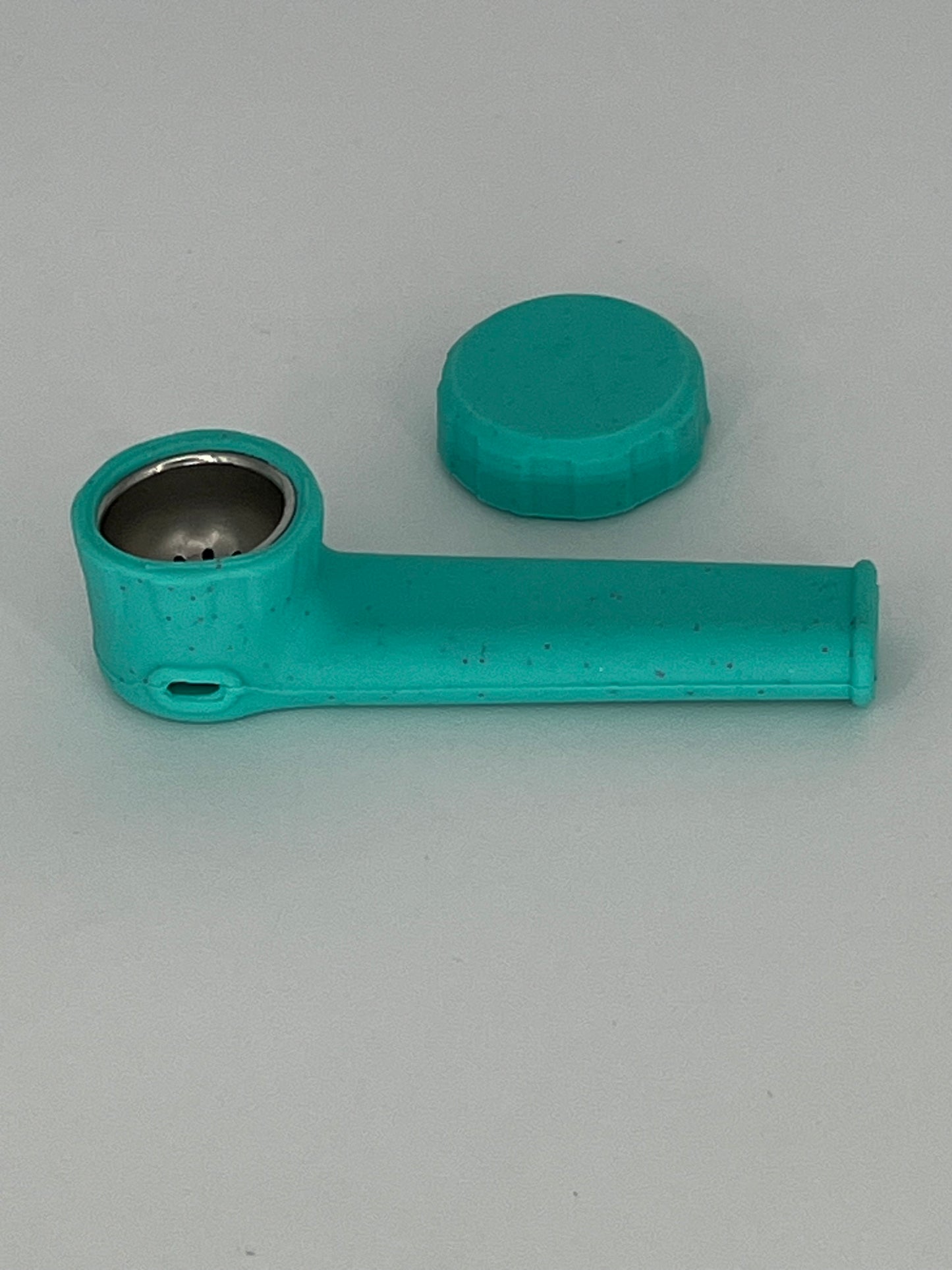 Silicone Hand Pipe with Lid