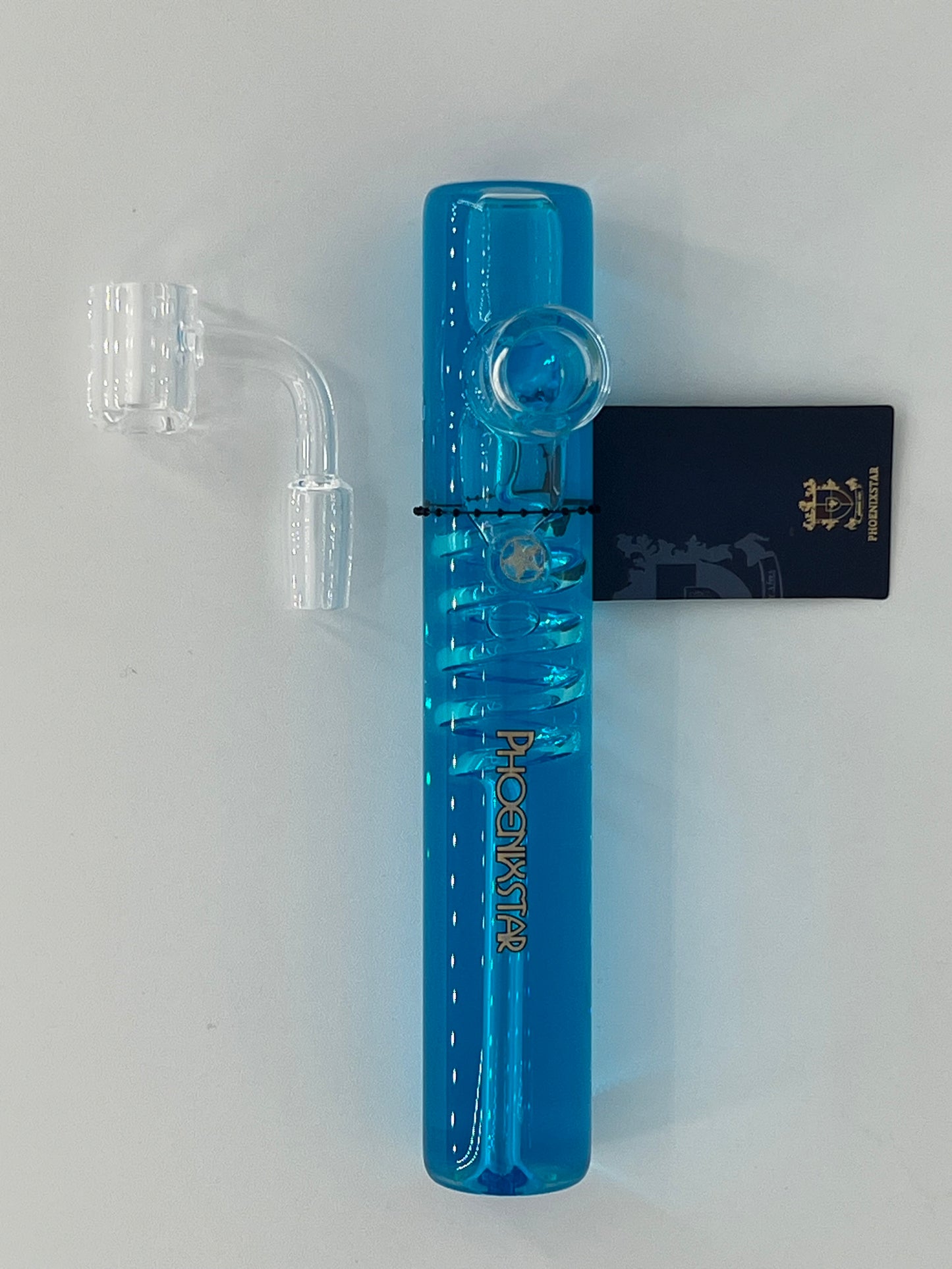 Glycerin Hand Pipe with Quartz Banger