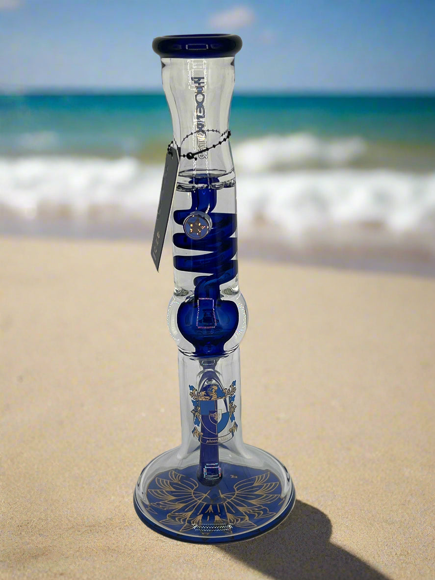 Phoenix Star 11" Freezable Glycerin Coil Bong