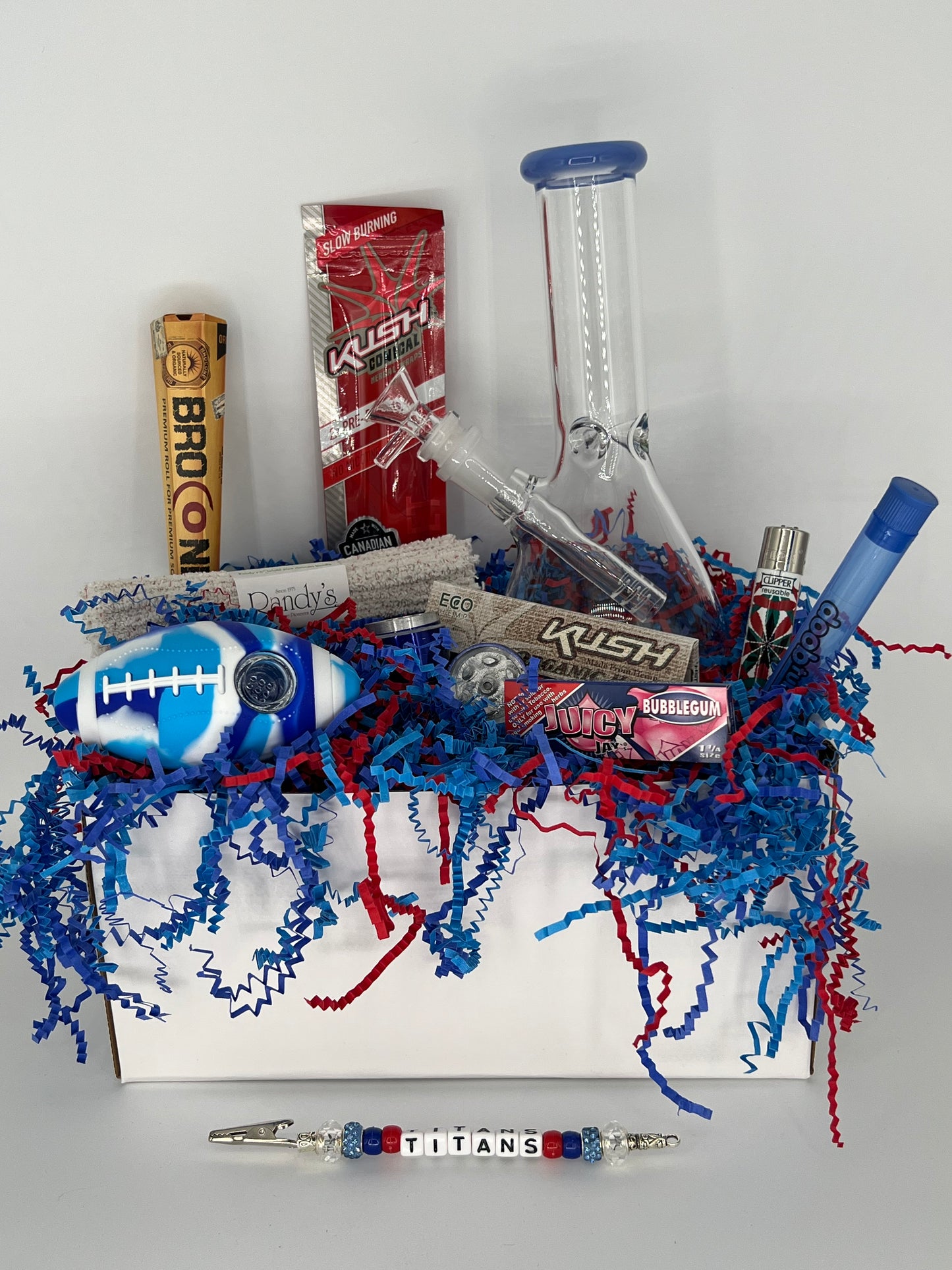 NFL Football AFC South Division Smoke Toke Box