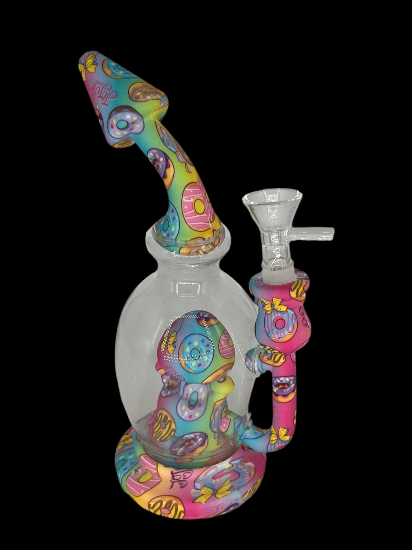 8" Silicone and Glass Shroom Bong – Durable & Smooth-Hitting