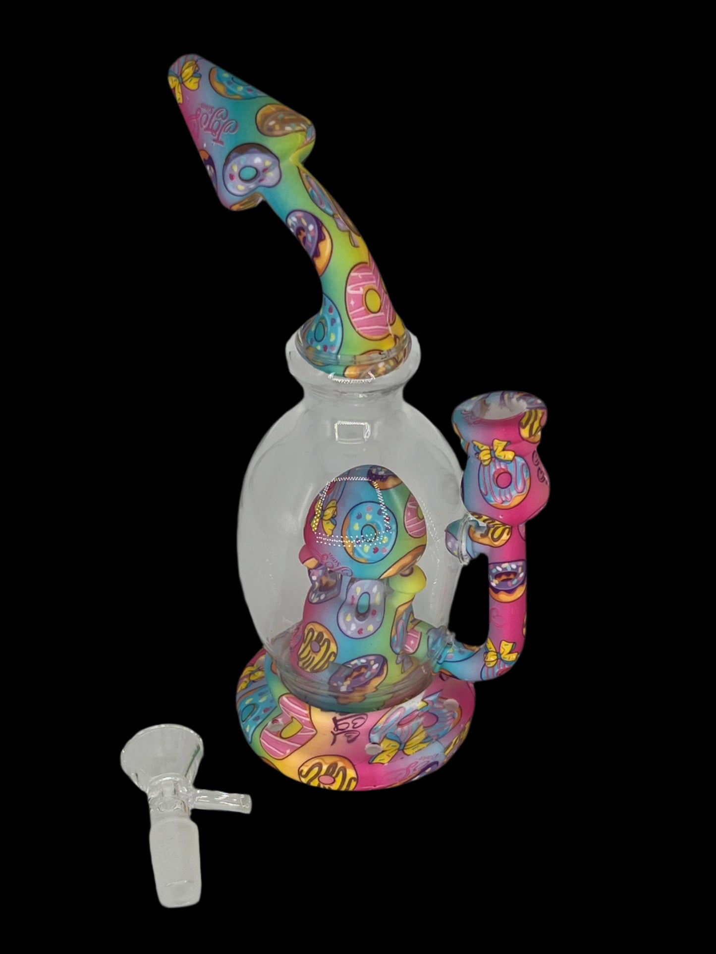 8" Silicone and Glass Shroom Bong – Durable & Smooth-Hitting