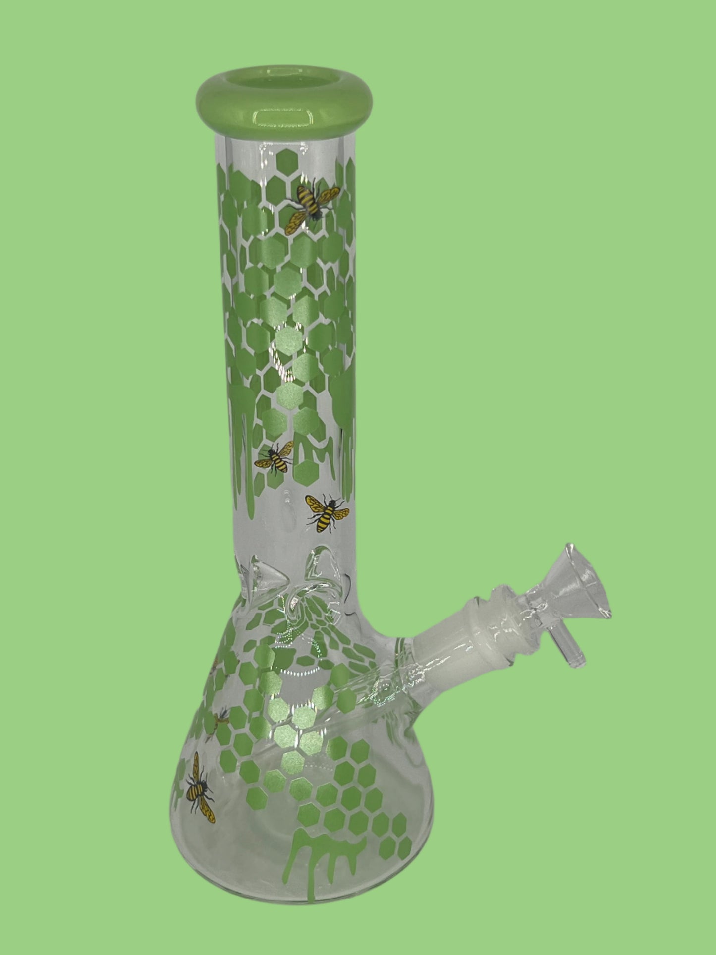10-Inch Honeycomb Beaker Bong