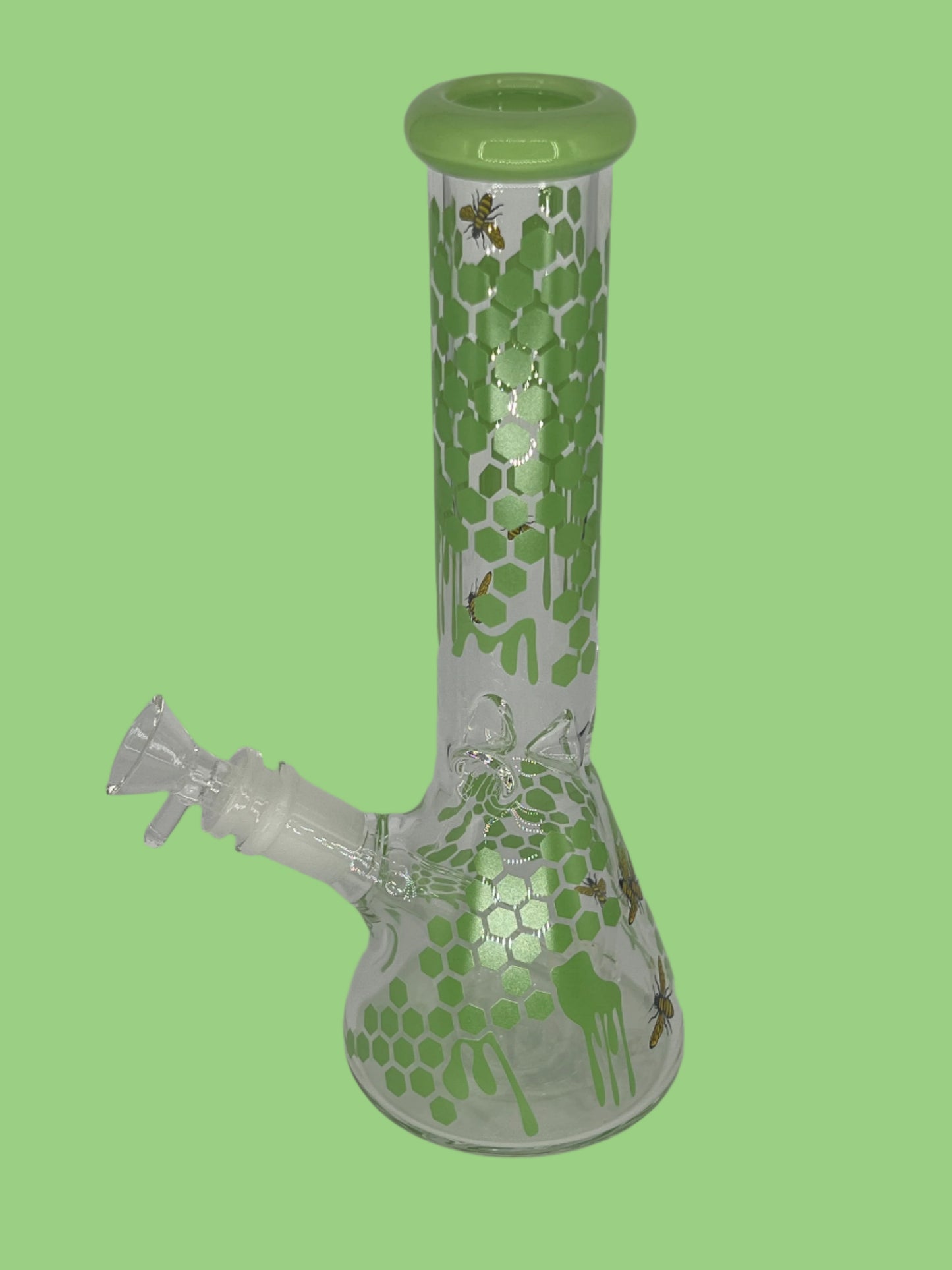 10-Inch Honeycomb Beaker Bong