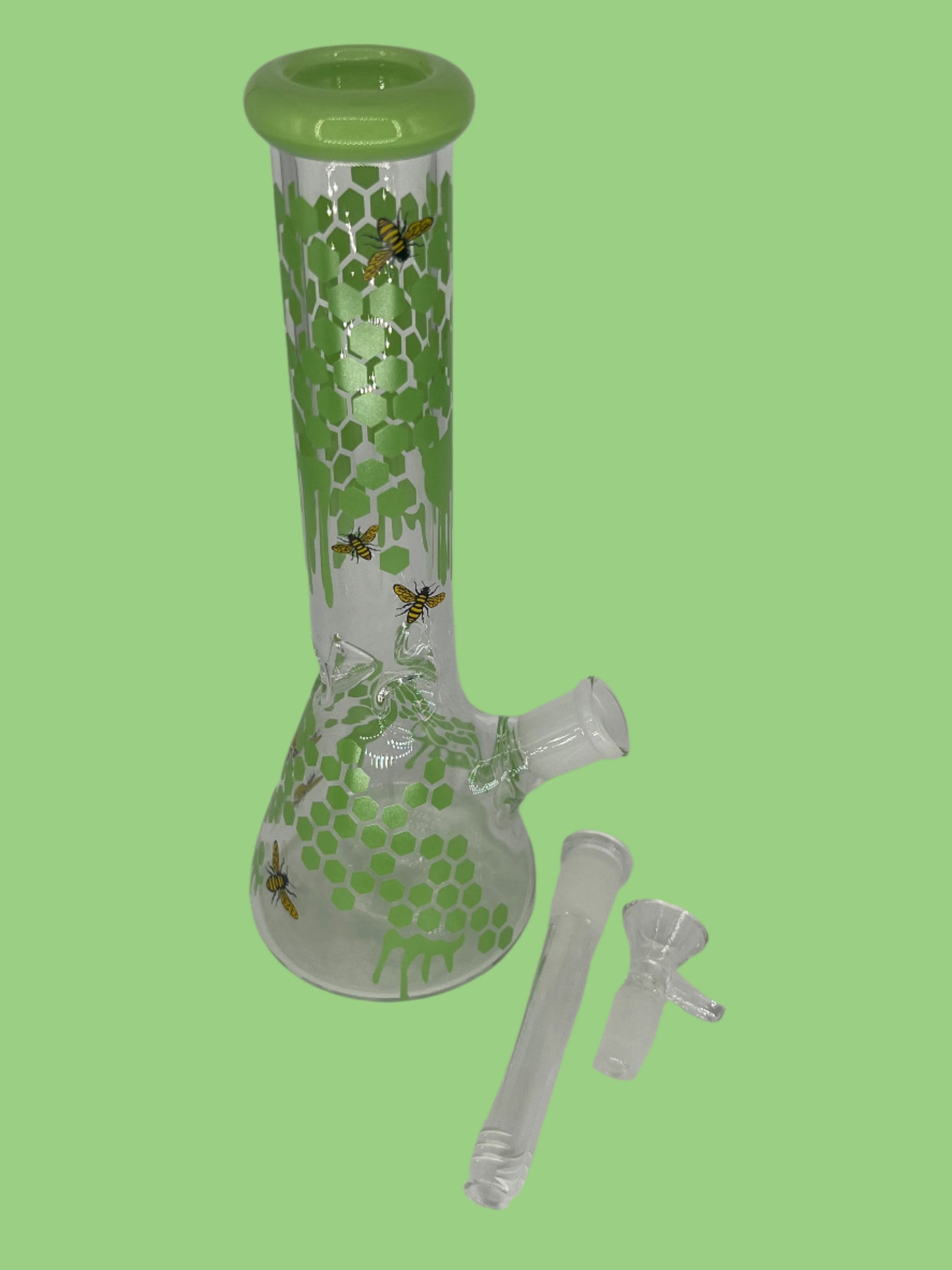 10-Inch Honeycomb Beaker Bong