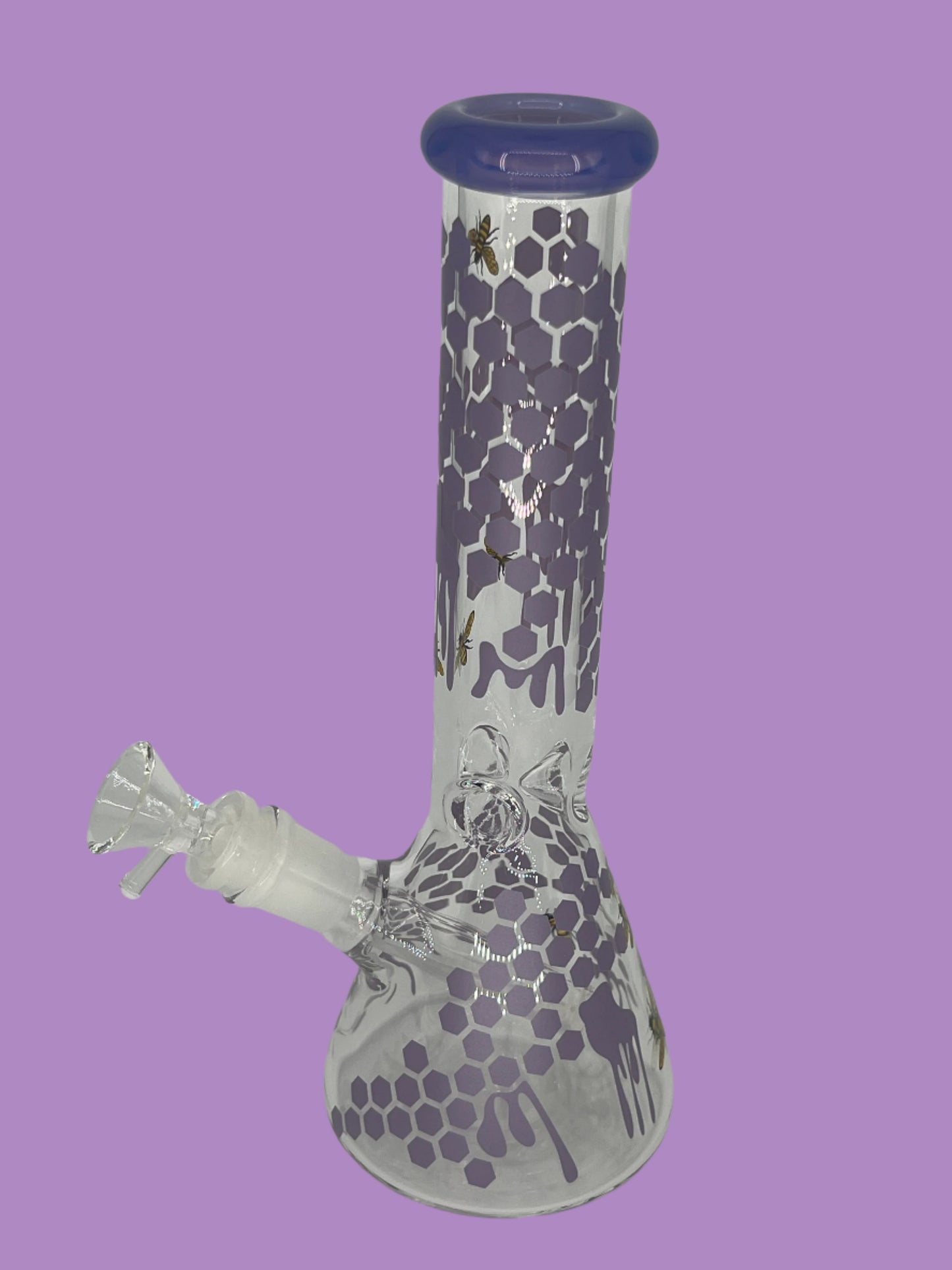 10-Inch Honeycomb Beaker Bong