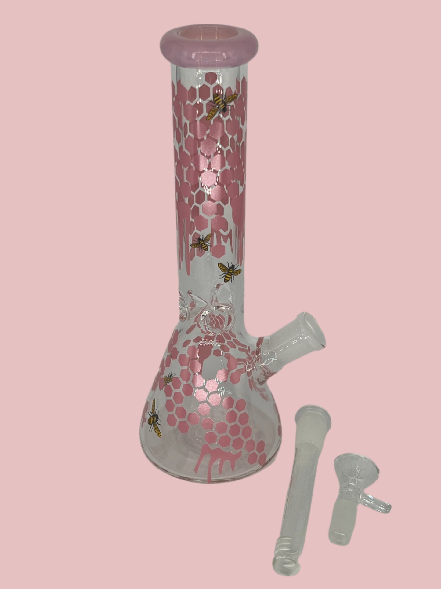 10-Inch Honeycomb Beaker Bong