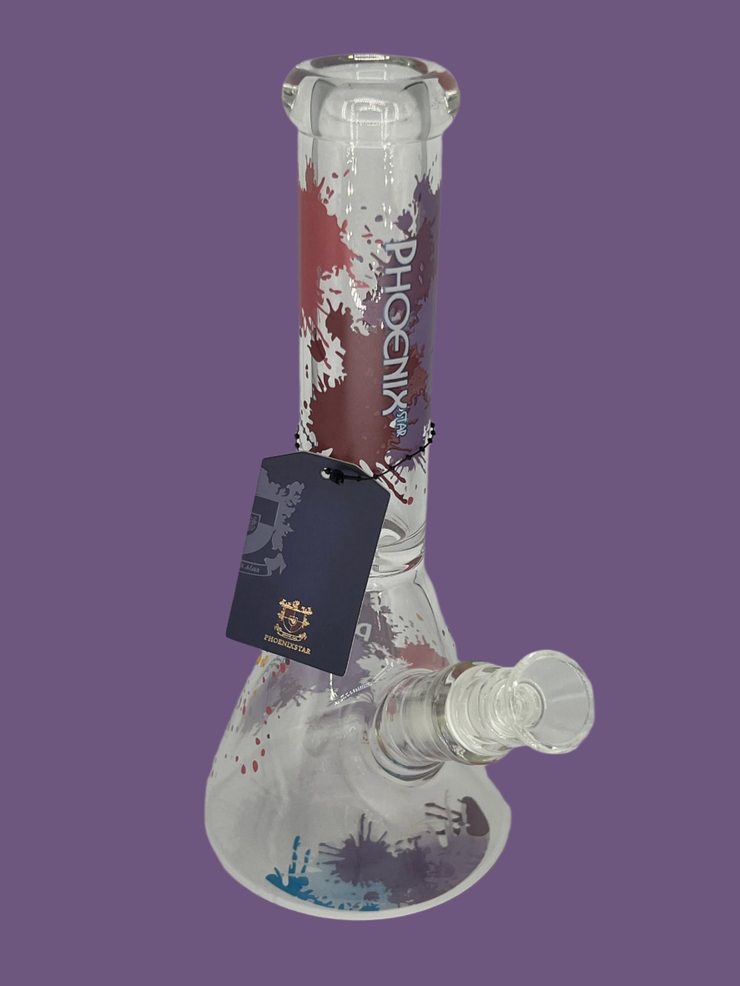 Phoenix Star 10" Splash Color Beaker Bong
