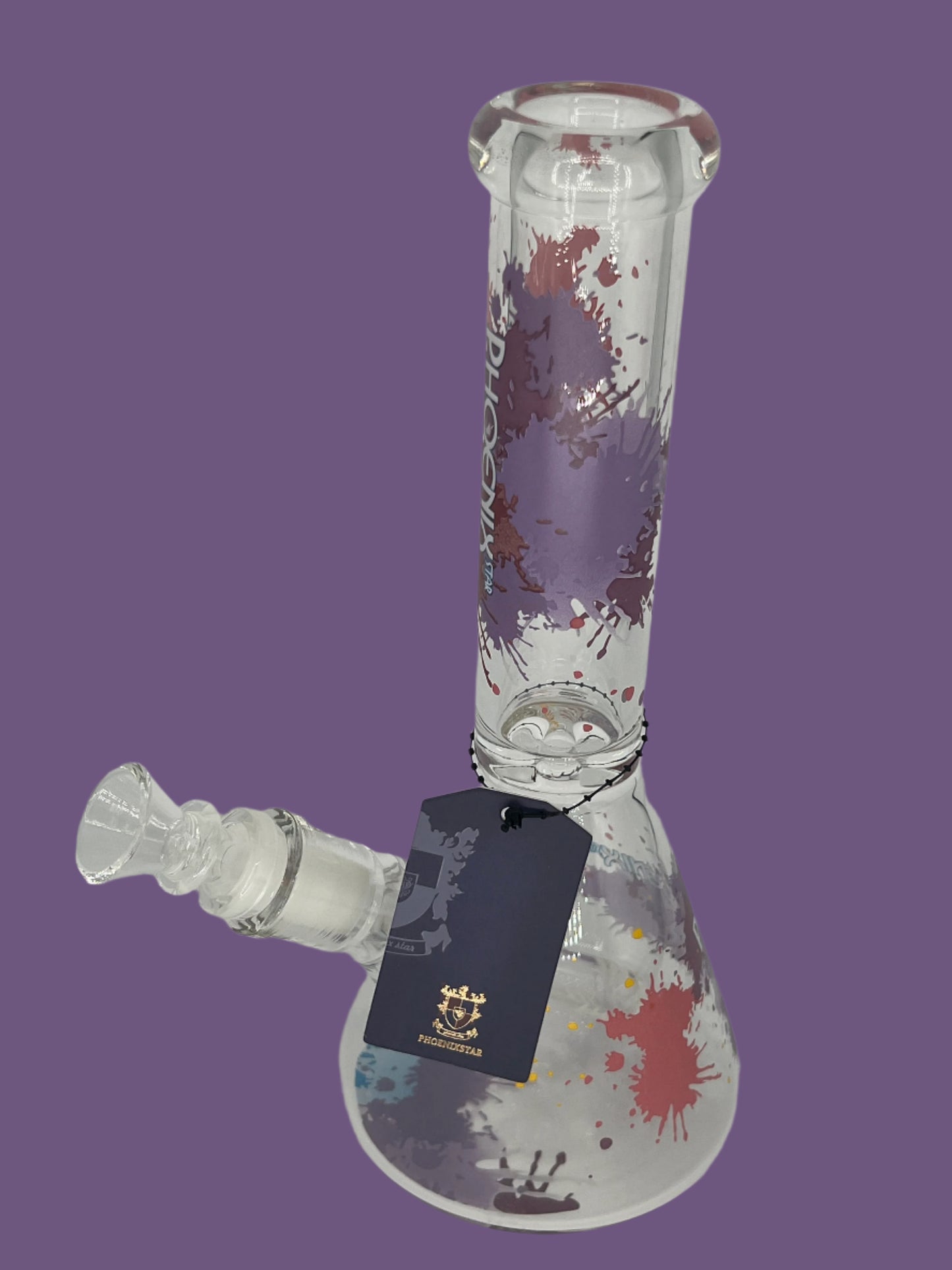 Phoenix Star 10" Splash Color Beaker Bong