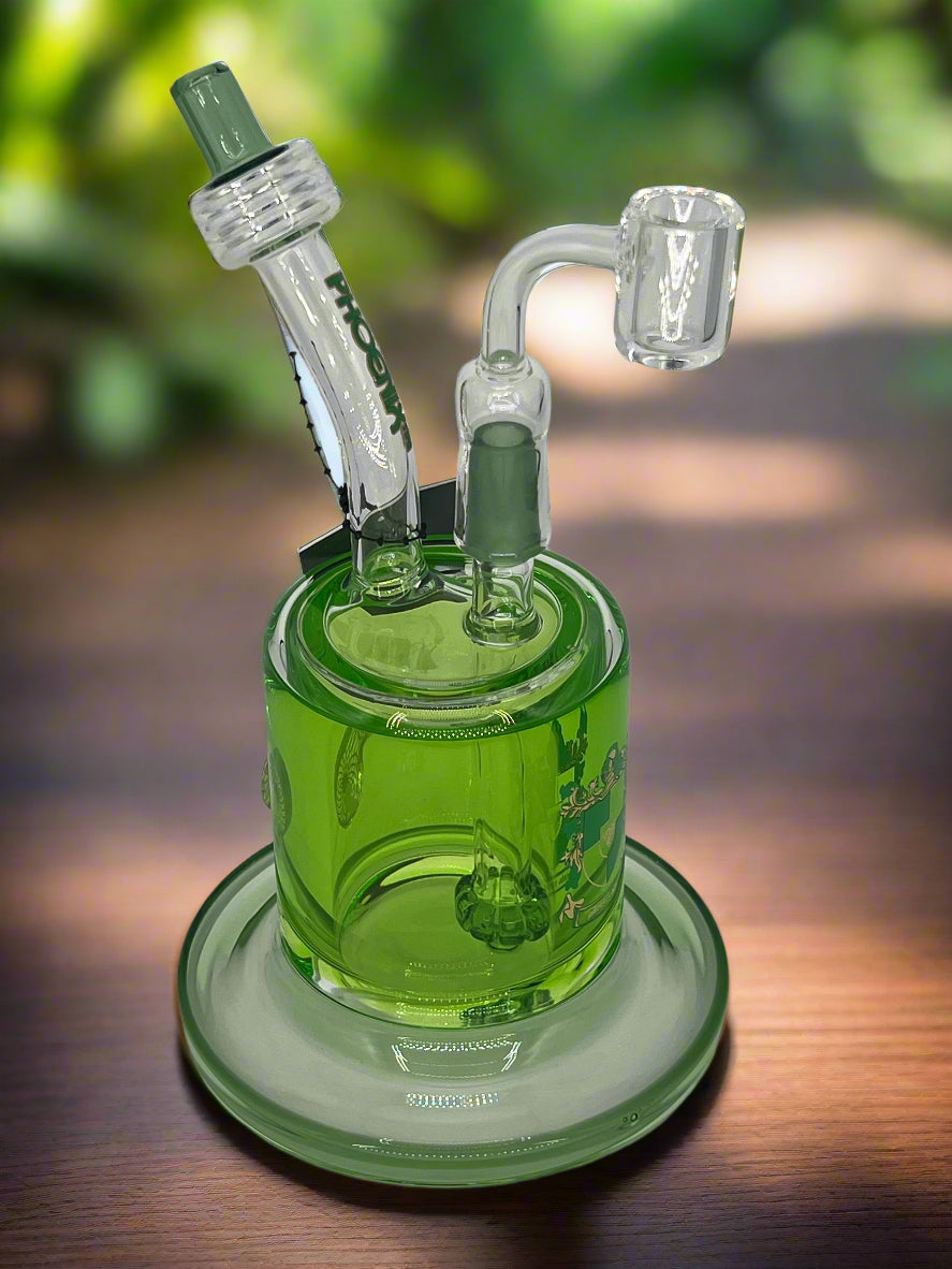 Phoenix Star 7-Inch Freezable Glycerin Bubbler Bong