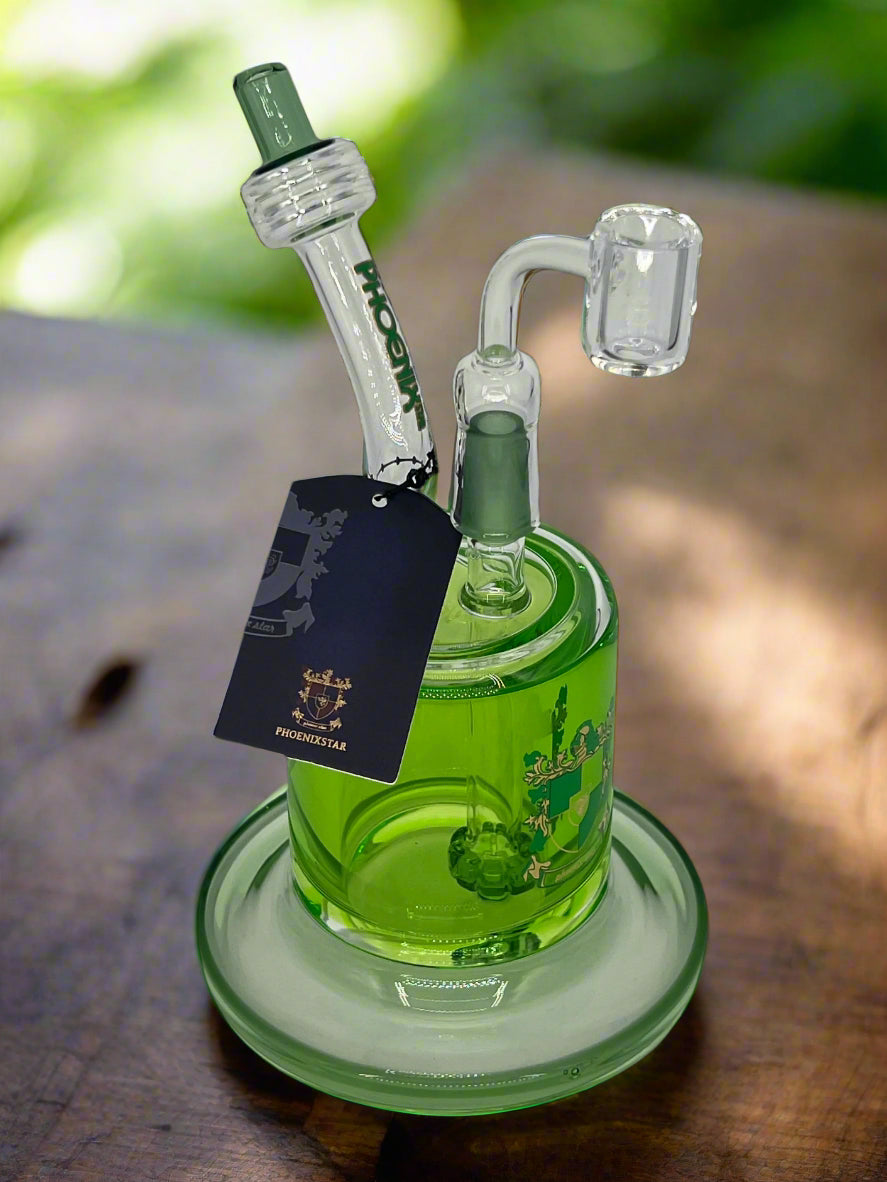 Phoenix Star 7-Inch Freezable Glycerin Bubbler Bong