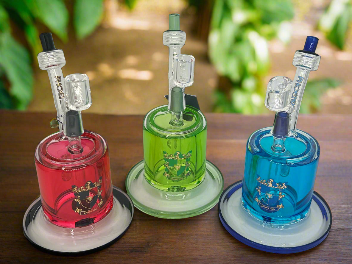 Phoenix Star 7-Inch Freezable Glycerin Bubbler Bong
