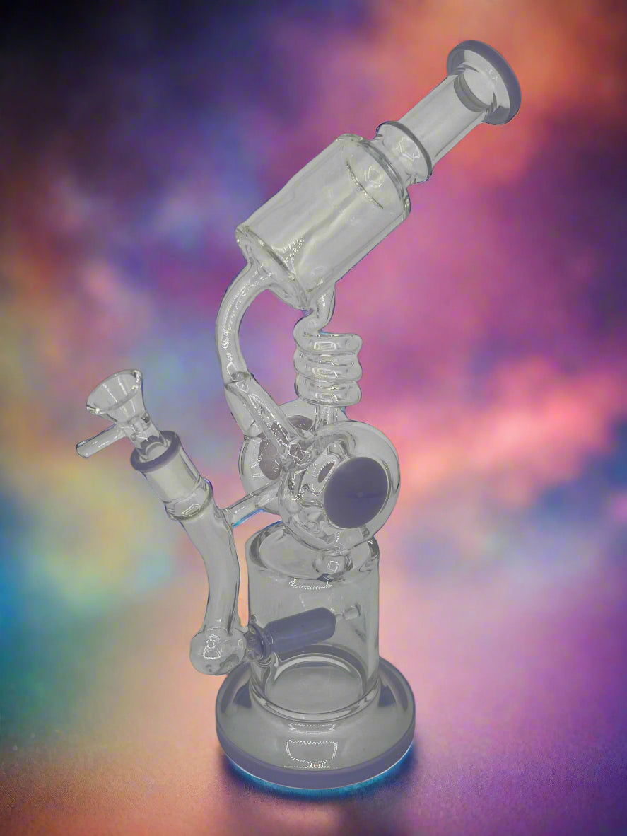 Smoker's Gun 12" Coil to Inline Perc Bong