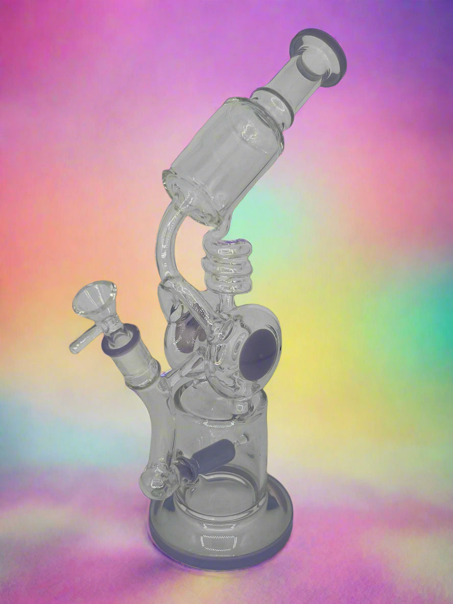 Smoker's Gun 12" Coil to Inline Perc Bong