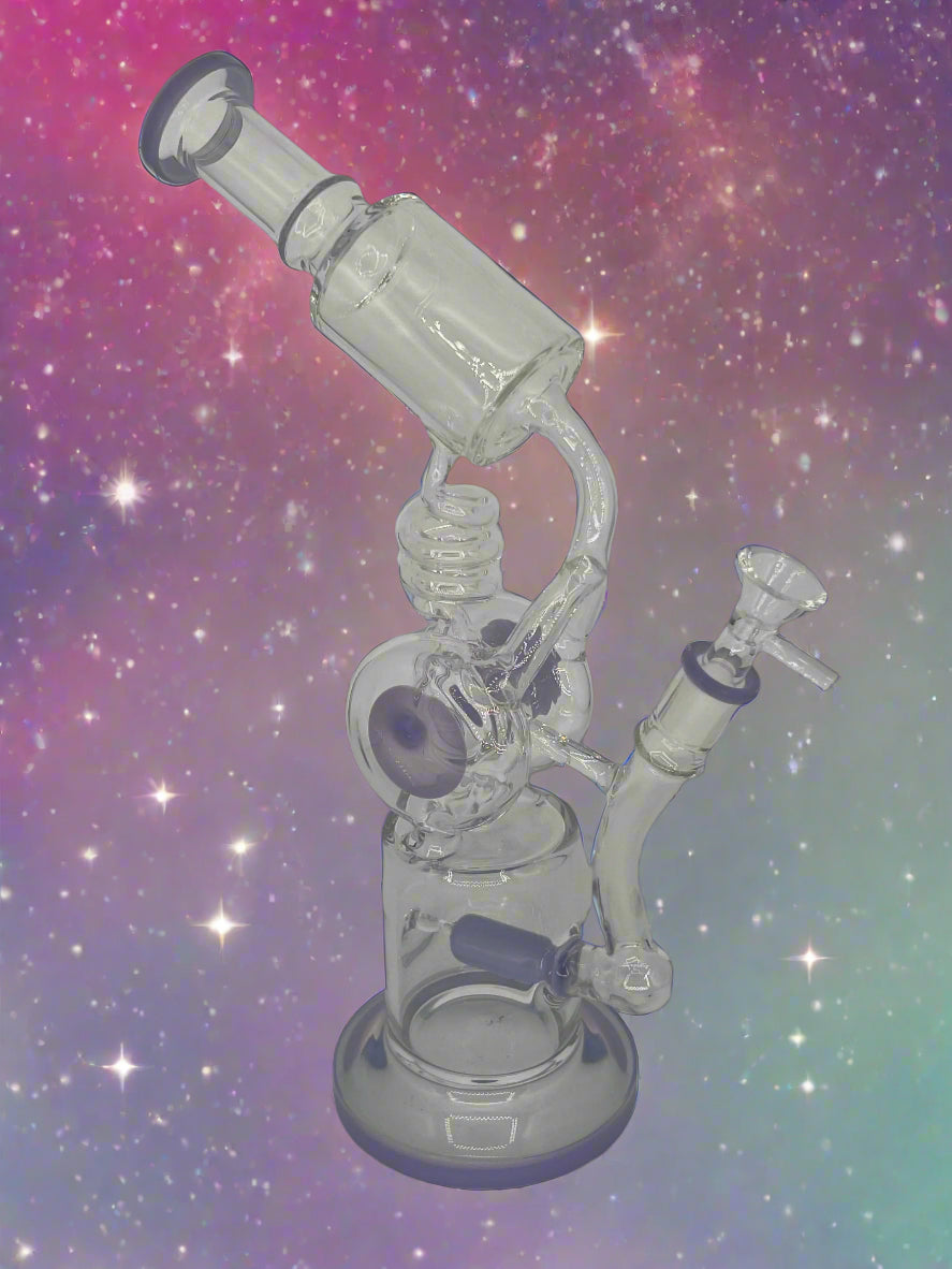 Smoker's Gun 12" Coil to Inline Perc Bong