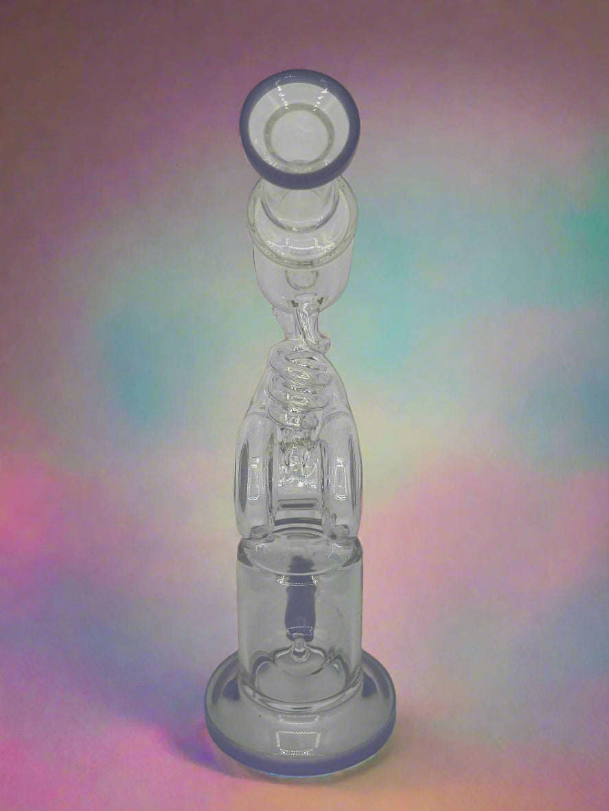 Smoker's Gun 12" Coil to Inline Perc Bong