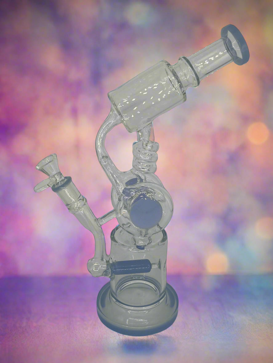 Smoker's Gun 12" Coil to Inline Perc Bong
