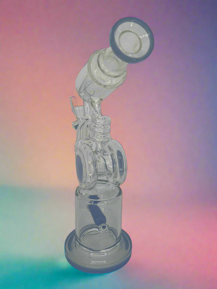 Smoker's Gun 12" Coil to Inline Perc Bong