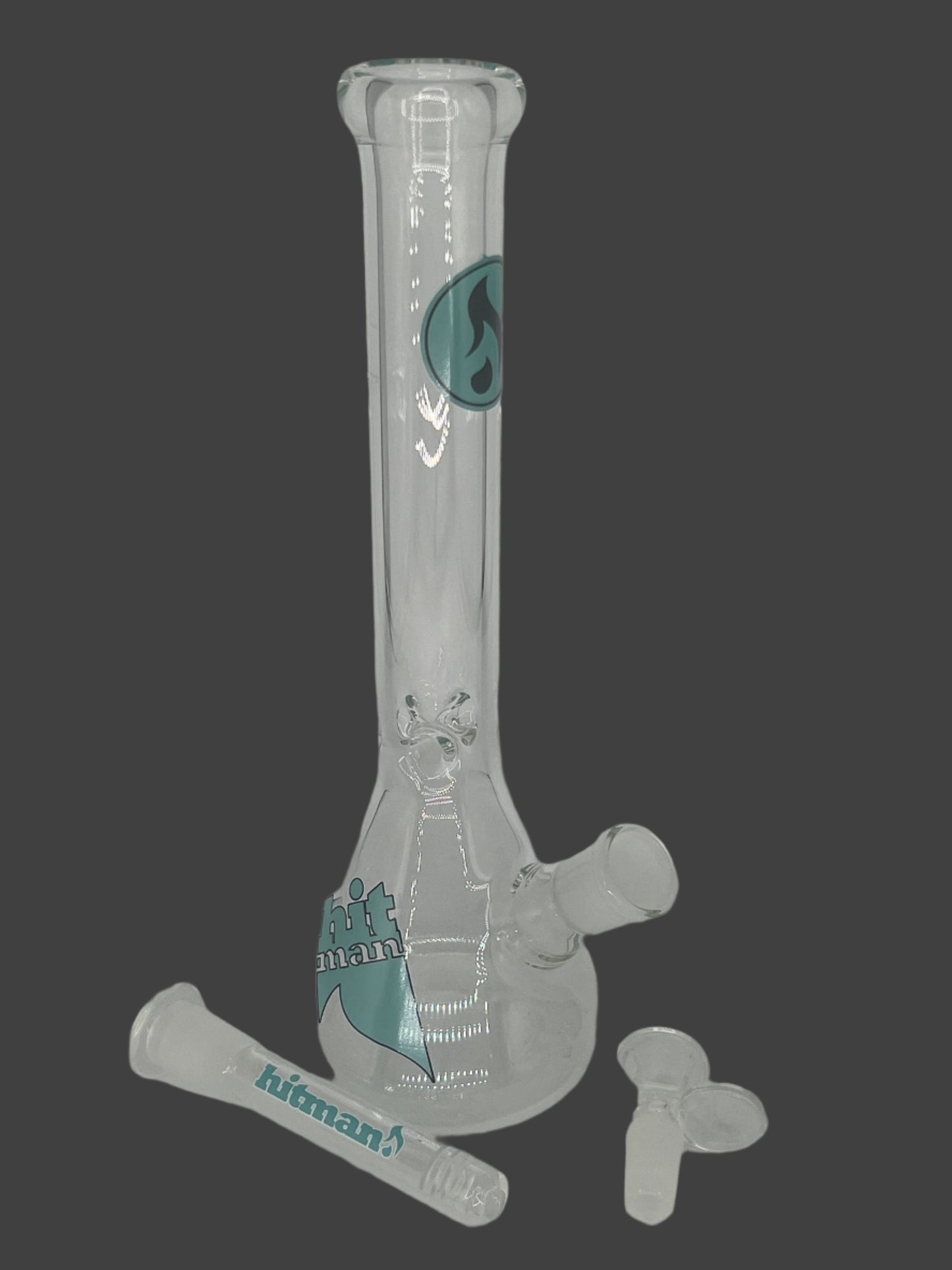 10" Hitman Glass Basic Beaker Bong