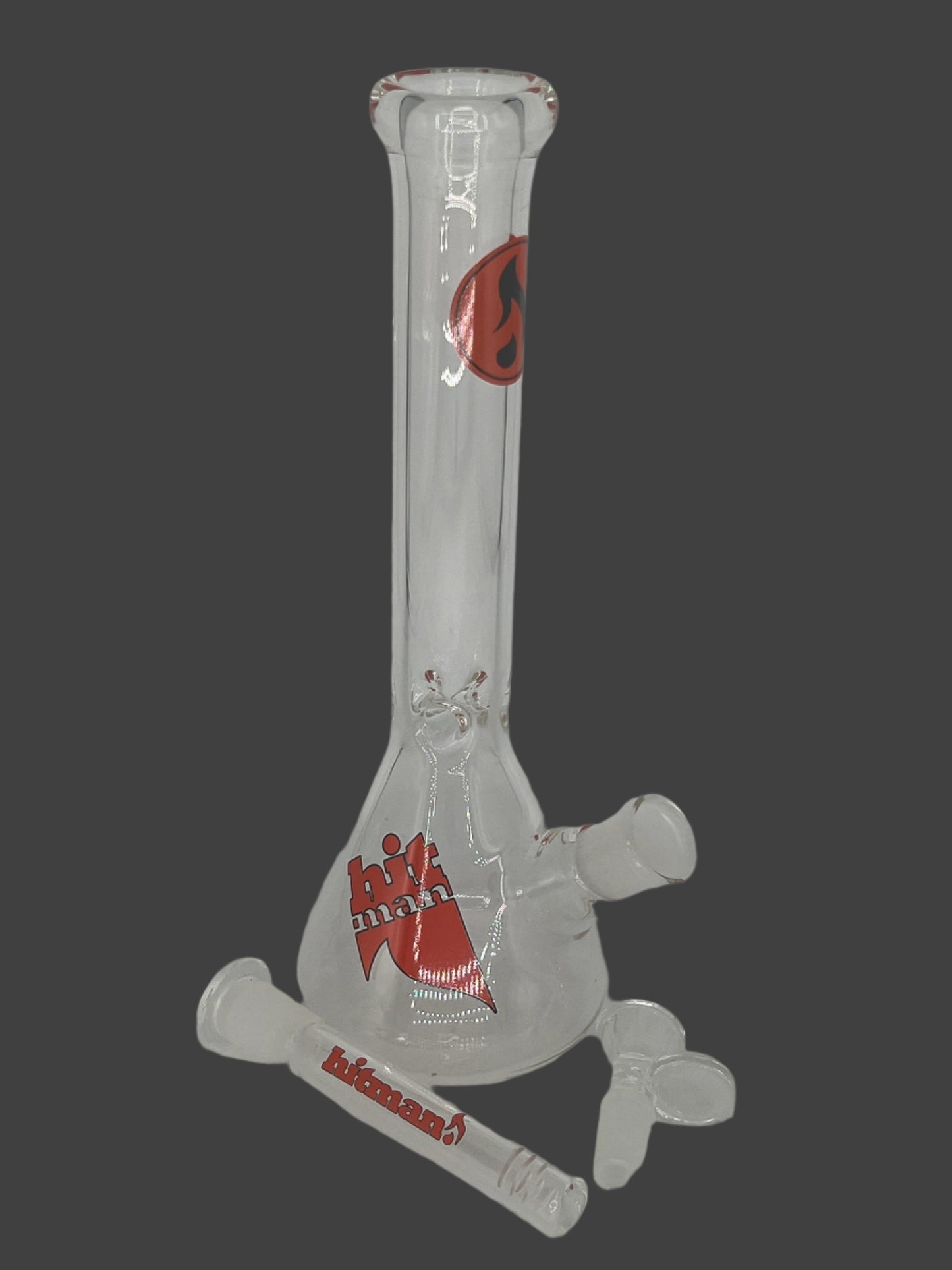 10" Hitman Glass Basic Beaker Bong