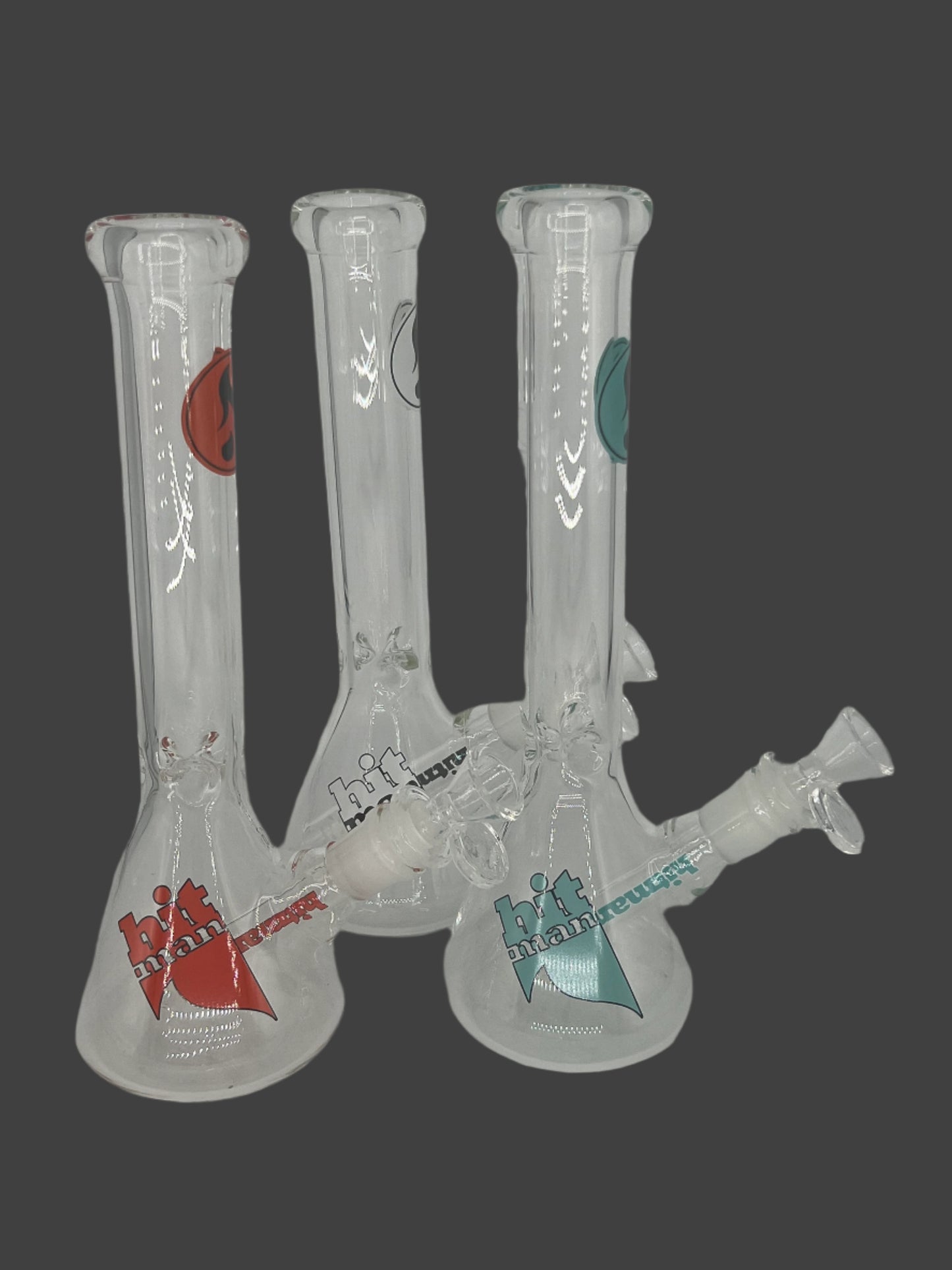 10" Hitman Glass Basic Beaker Bong