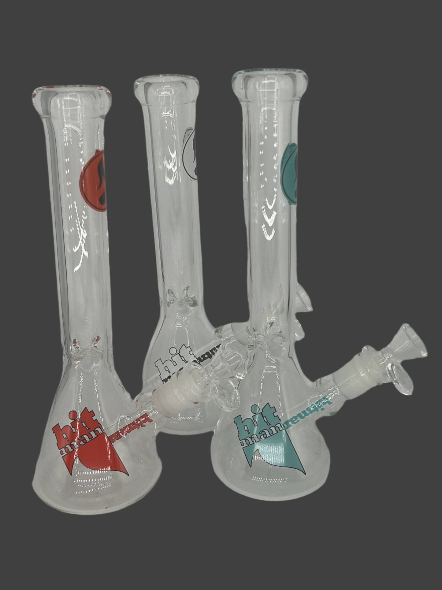 10" Hitman Glass Basic Beaker Bong