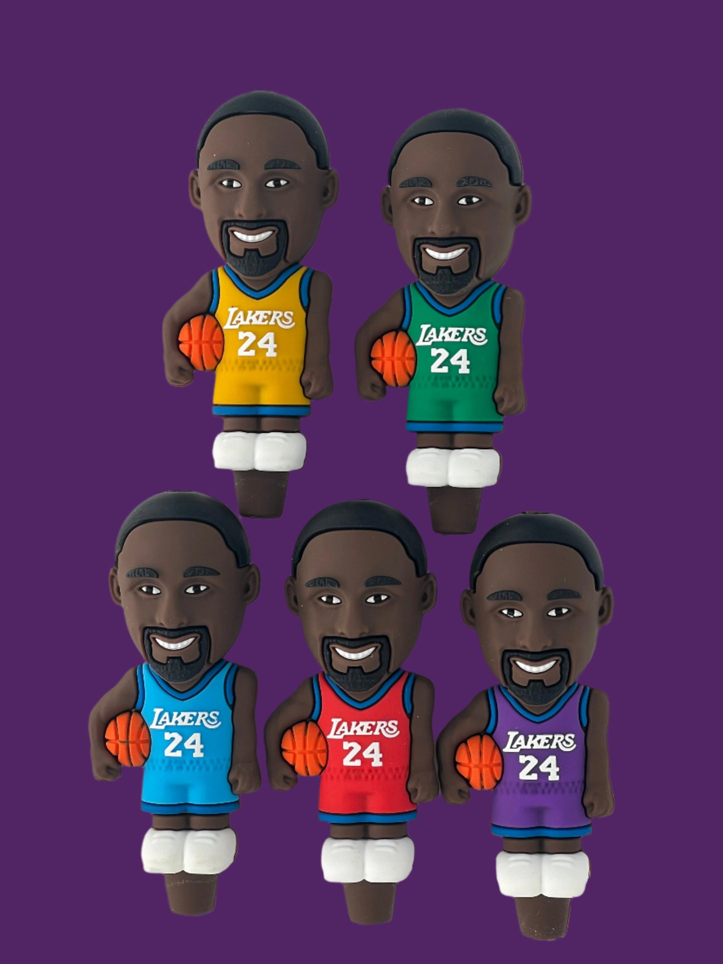 NBA Lakers #24 Silicone and Glass Hand Pipe