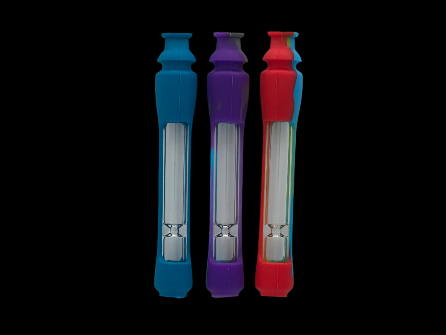 Silicone Skin Taster with Glass One-Hitter