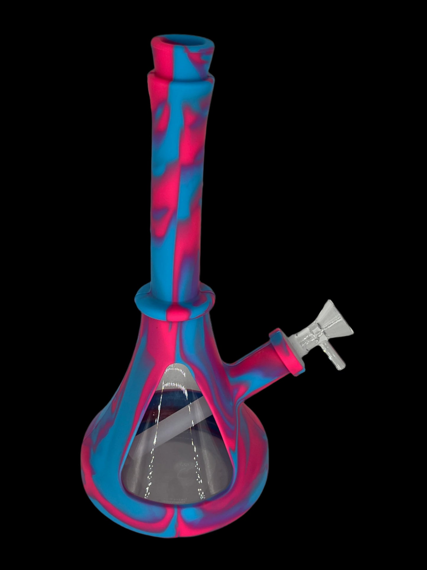 Silicone & Glass Hybrid 10” Beaker Bong