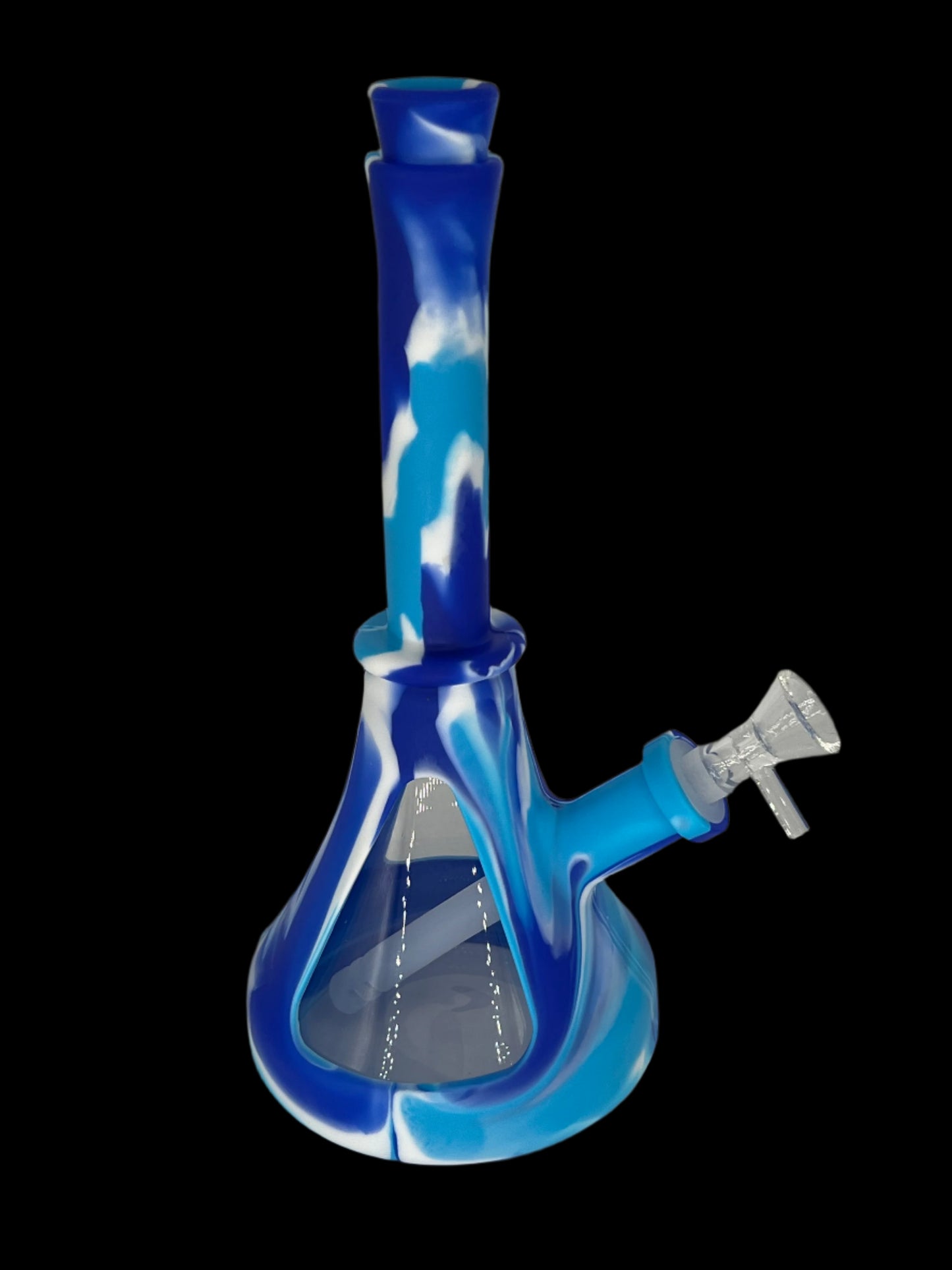 Silicone & Glass Hybrid 10” Beaker Bong