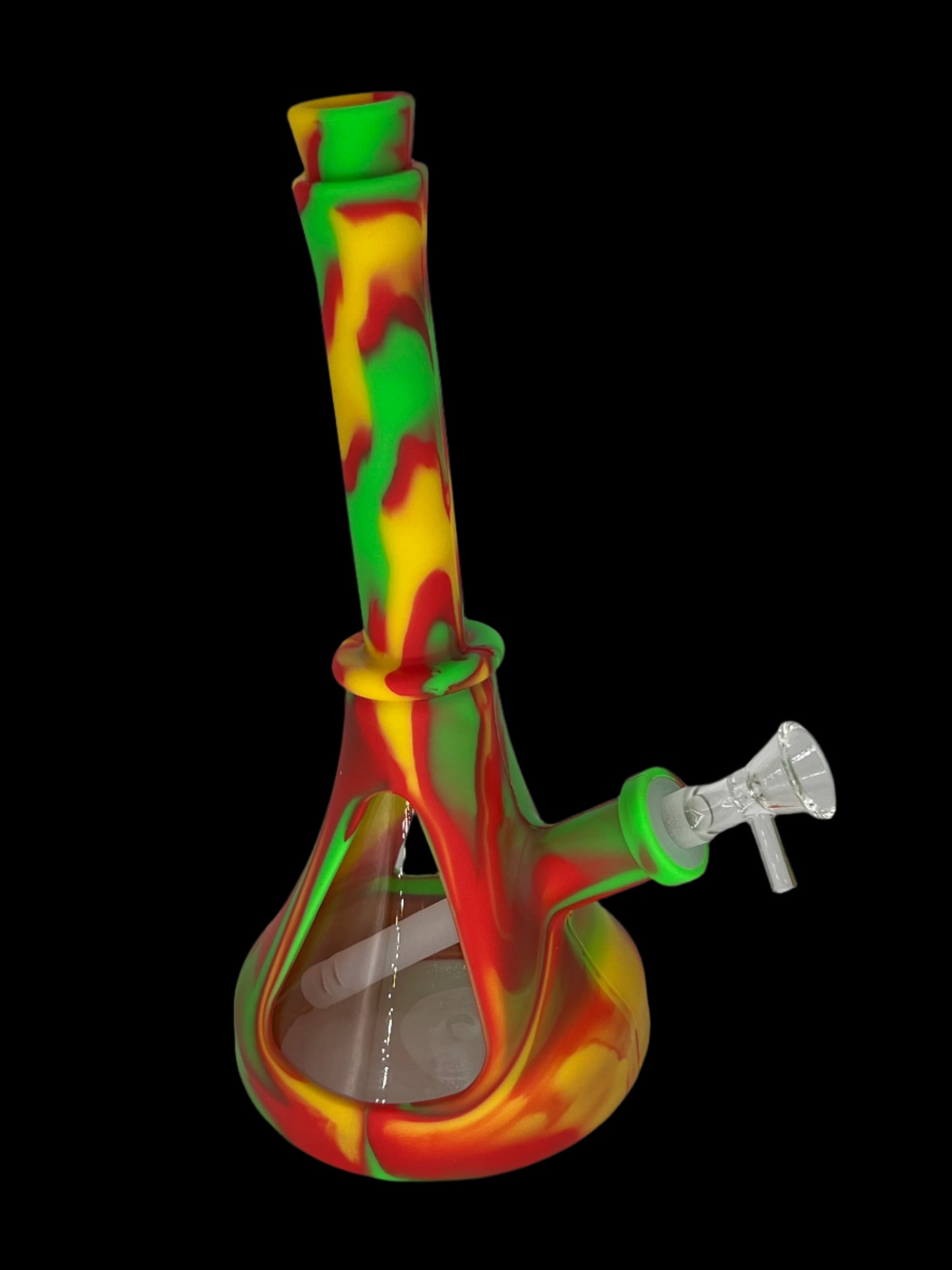 Silicone & Glass Hybrid 10” Beaker Bong