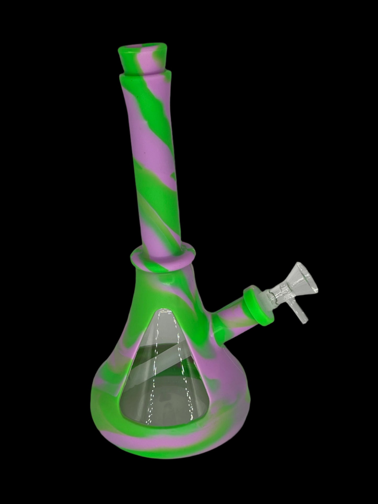 Silicone & Glass Hybrid 10” Beaker Bong
