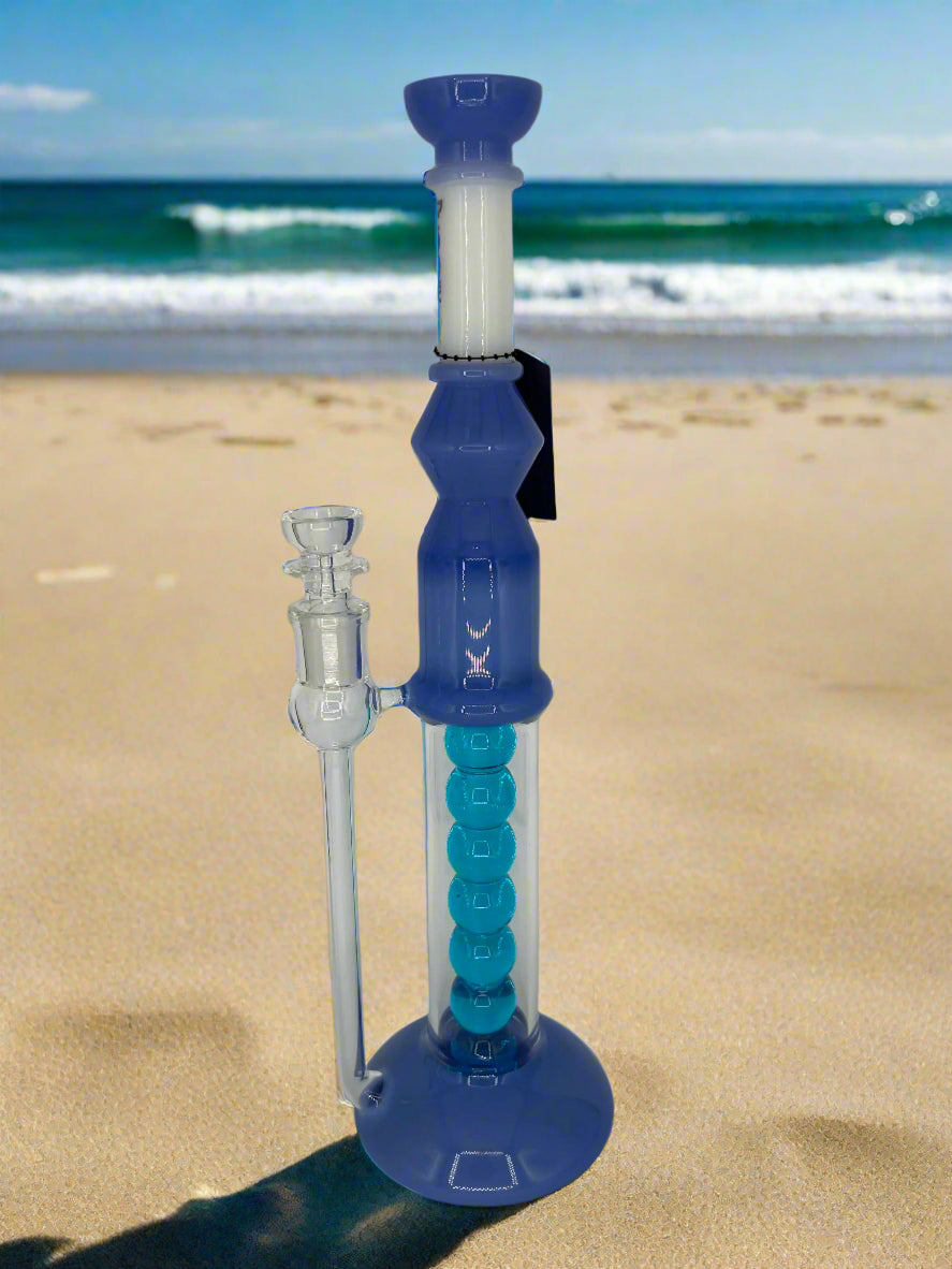 Phoenix Star 15" Glycerin Coil Straight Bong