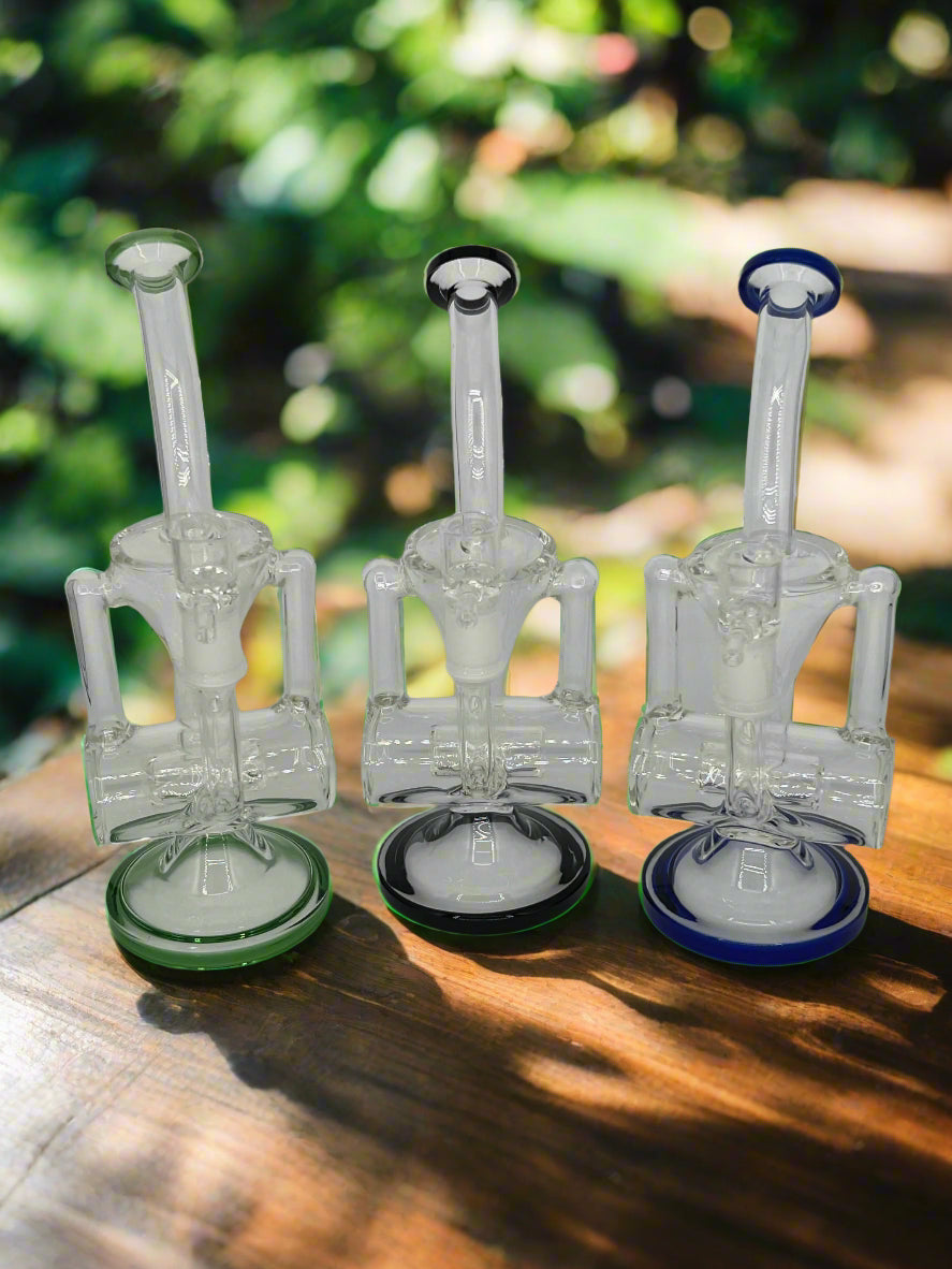 9" Barrel Blaster Glass Recycler Dab Rig