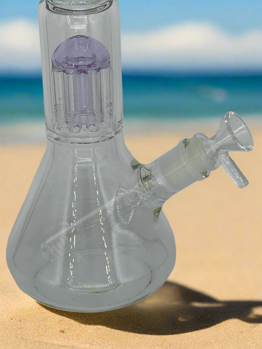 14" Beaker Bong with 8 Arm Tree Perc