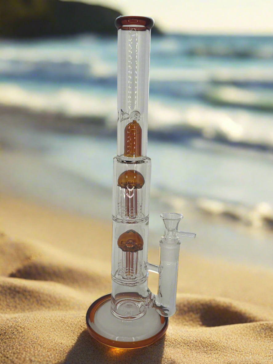 16" Double 8-Arm Tree Perc Bong