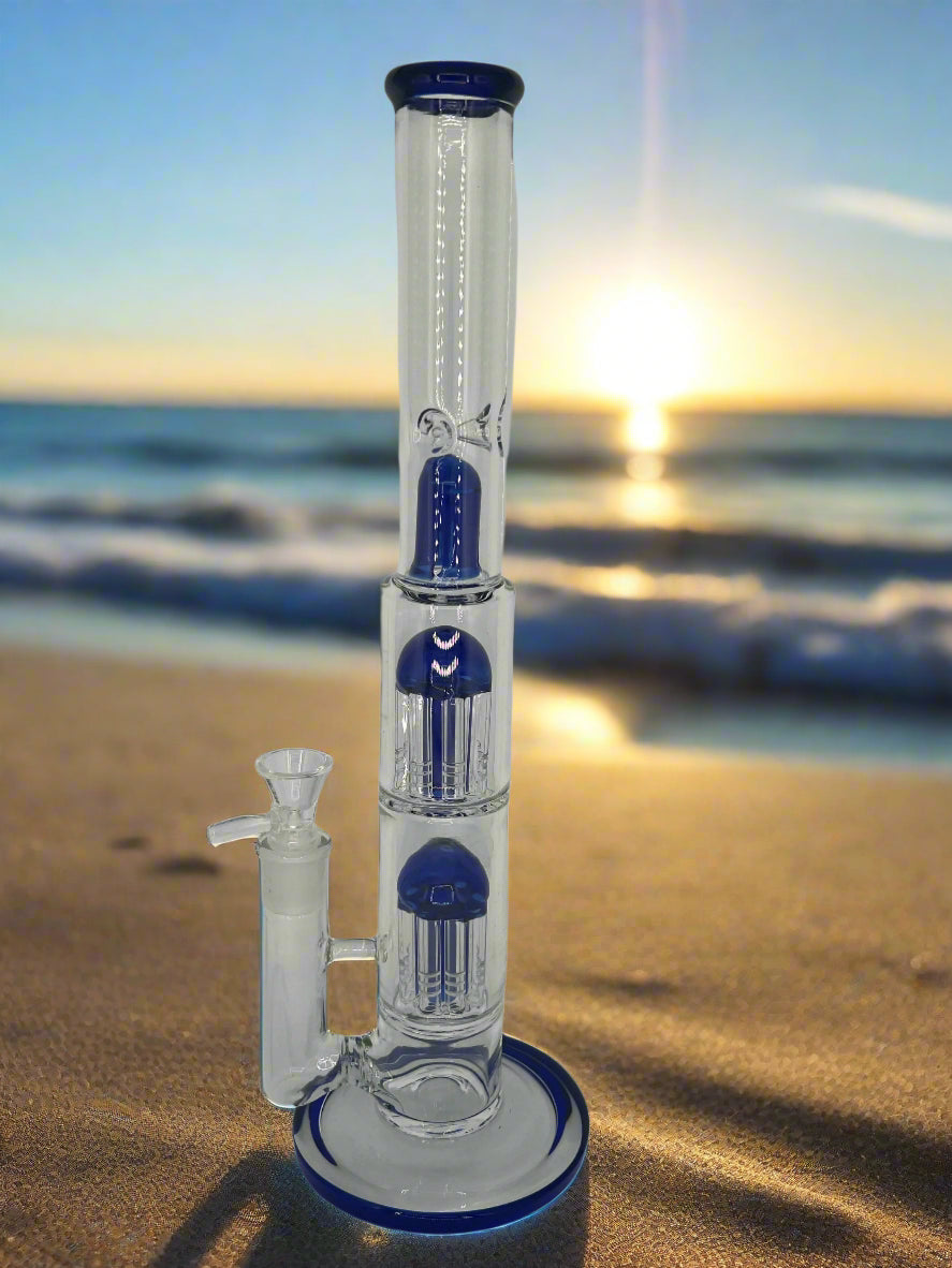 16" Double 8-Arm Tree Perc Bong