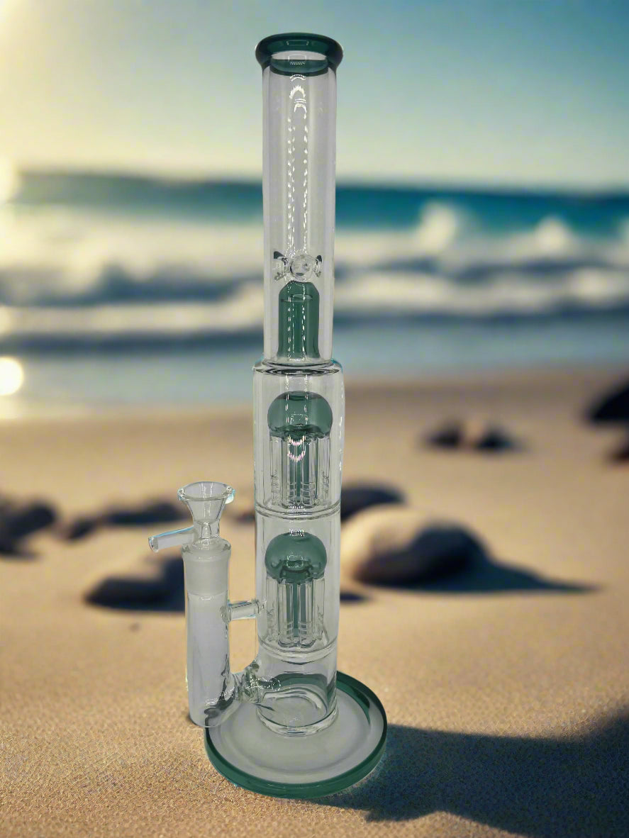 16" Double 8-Arm Tree Perc Bong