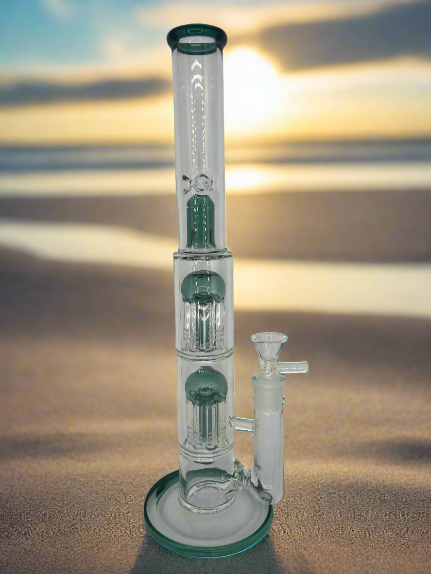 16" Double 8-Arm Tree Perc Bong