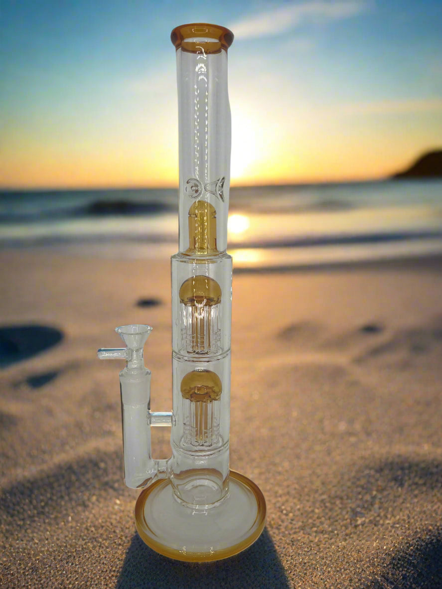16" Double 8-Arm Tree Perc Bong