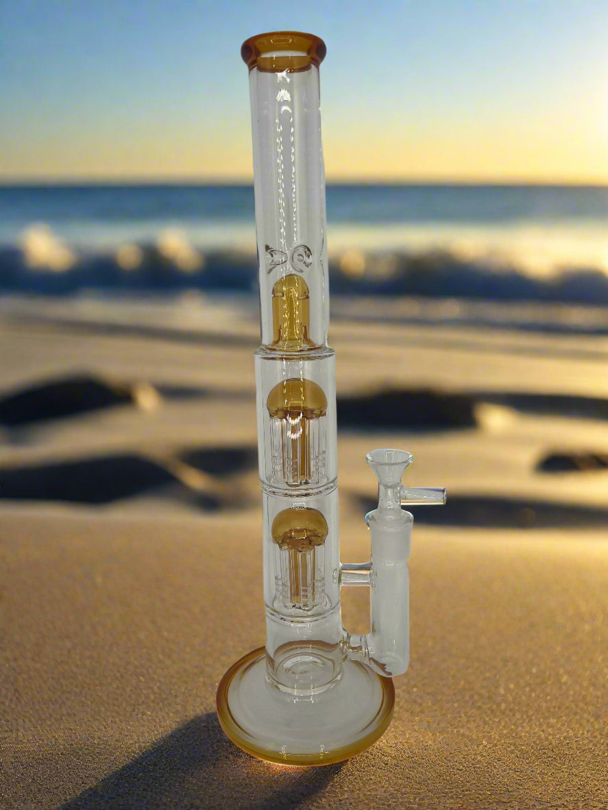 16" Double 8-Arm Tree Perc Bong